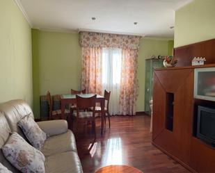 Living room of Flat for sale in A Coruña Capital   with Private garden, Parquet flooring and Storage room