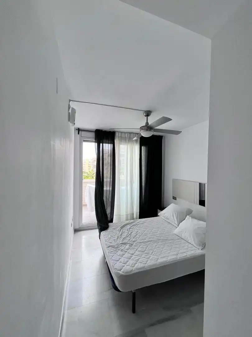Flat for rent in Carrer Assagador de la Marjal, 3, Les Bassetes - El Marjal Bedroom of Flat for rent in Dénia with Air Conditioner, Heating and Terrace
