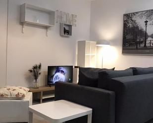 Sala d'estar de Apartament de lloguer en  Madrid Capital amb Aire condicionat