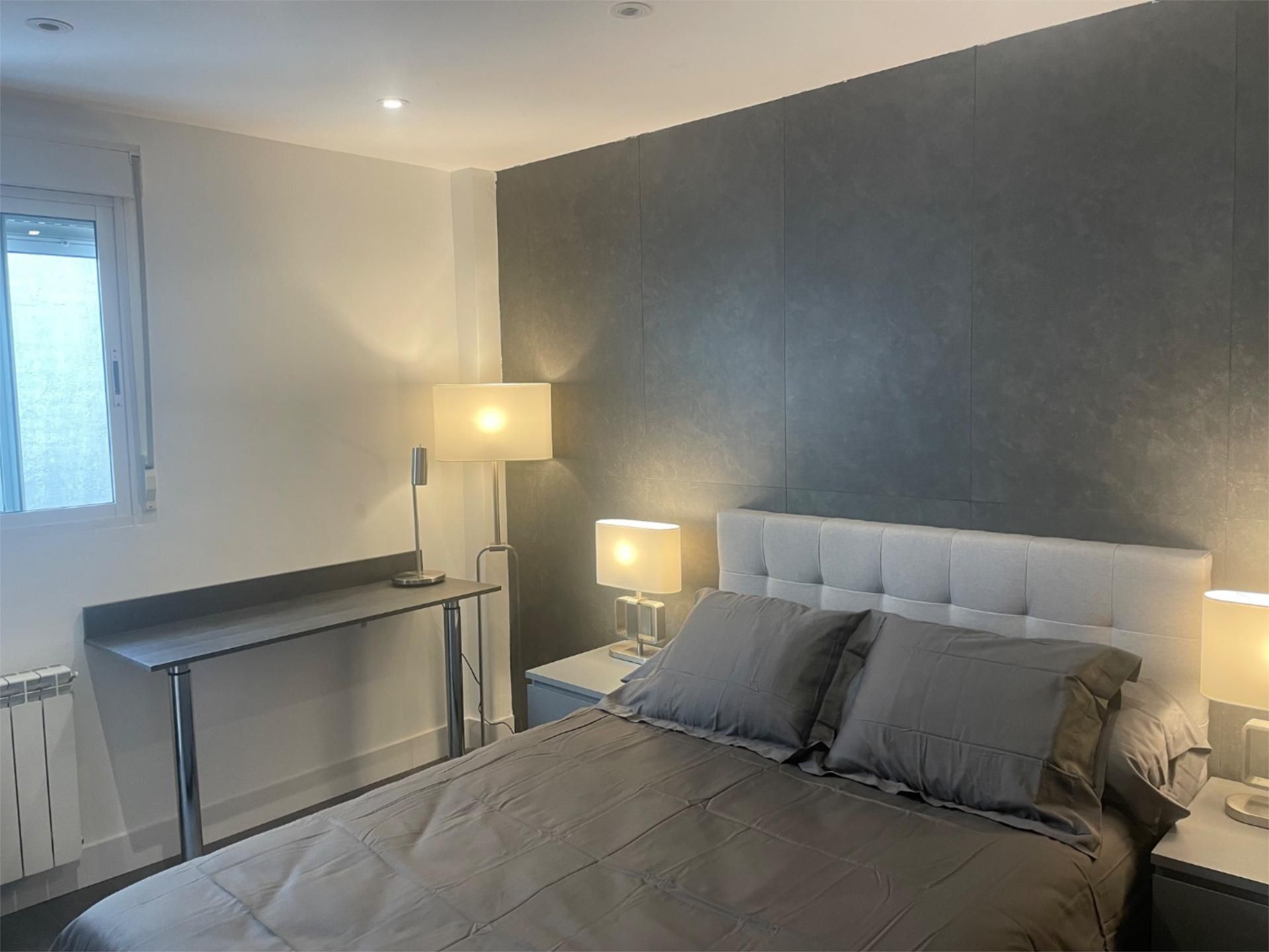Bedroom of Flat to share in San Fernando de Henares  with Air Conditioner, Private garden and Furnished