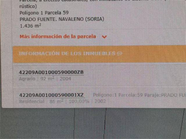 Terreno en Venta en Calle la Posada, 2A1 en Navaleno