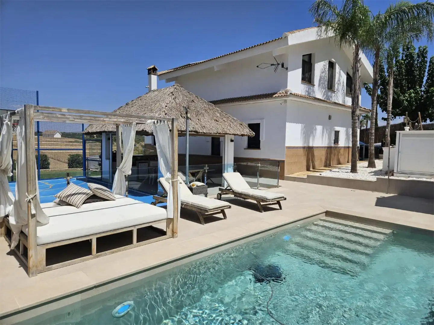 Piscina de Casa o xalet en venda en Coín amb Aire condicionat, Terrassa i Piscina