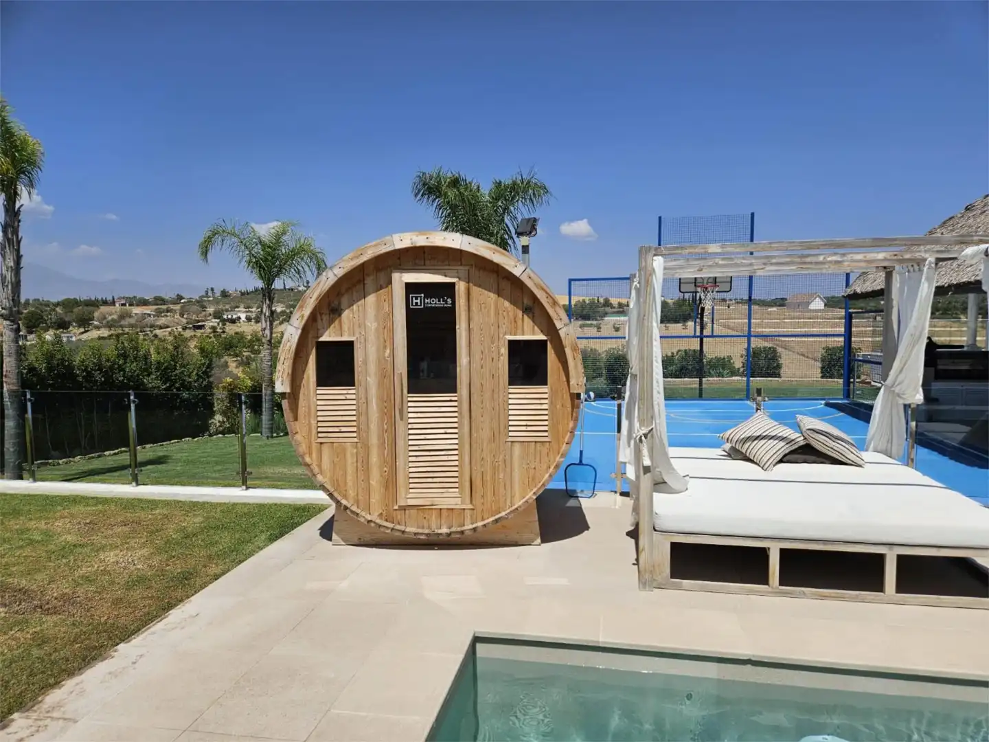 Jardí de Casa o xalet en venda en Coín amb Aire condicionat, Terrassa i Piscina