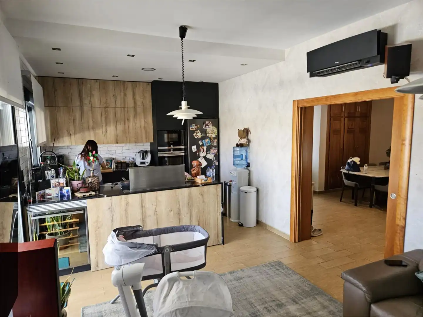 Cuina de Casa o xalet en venda en Coín amb Aire condicionat, Terrassa i Piscina