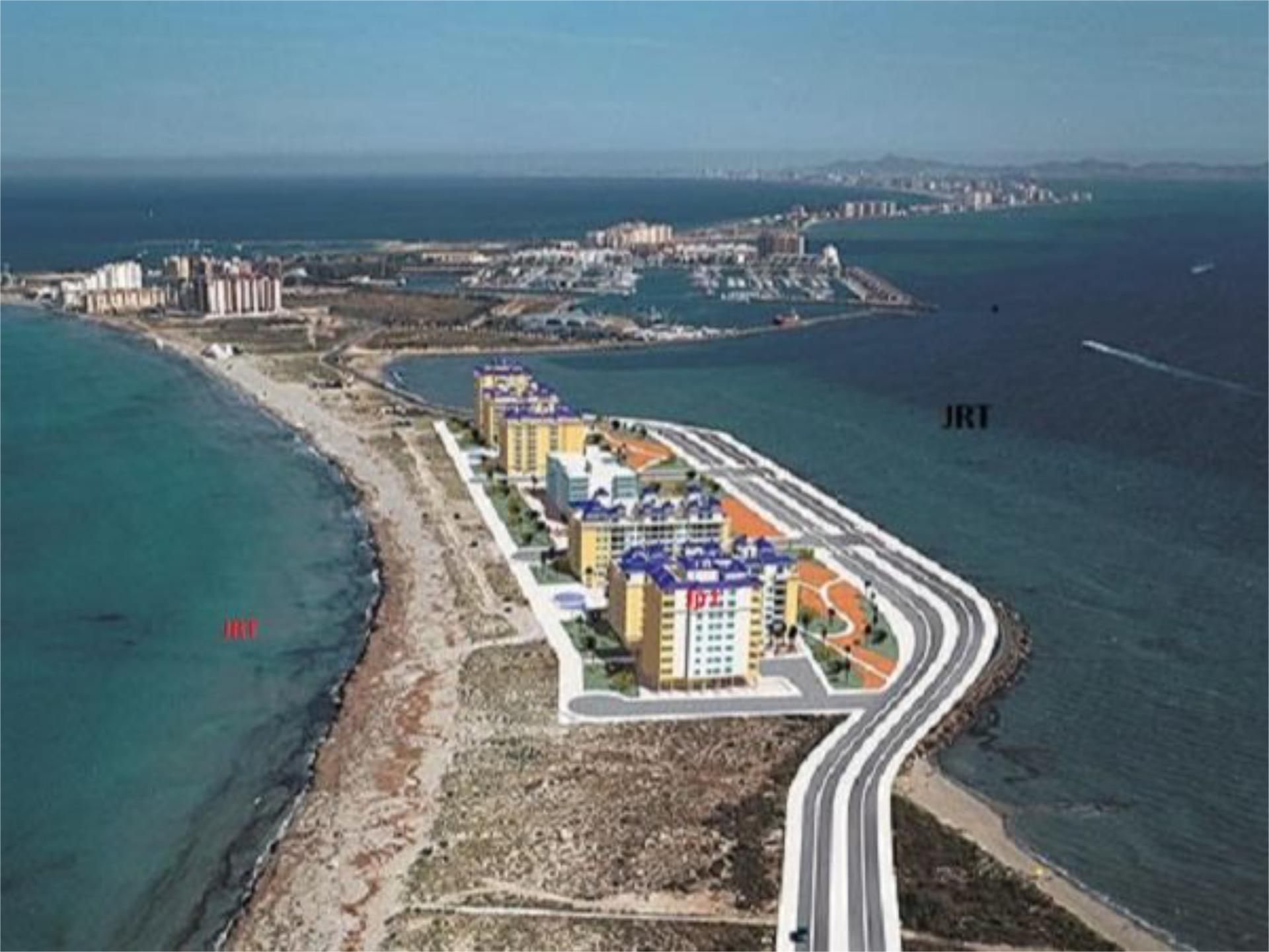 Exterior view of Flat for sale in La Manga del Mar Menor  with Air Conditioner, Heating and Private garden