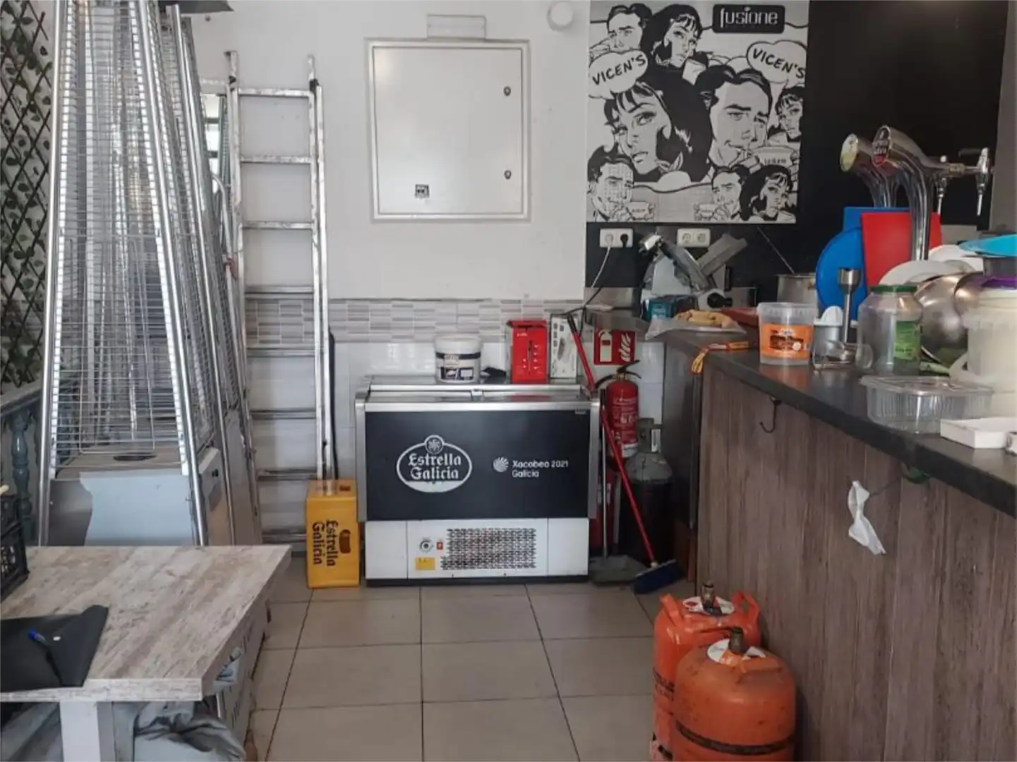 Cocina de Nave industrial en venta en Madrid con Calefacción y Amueblado