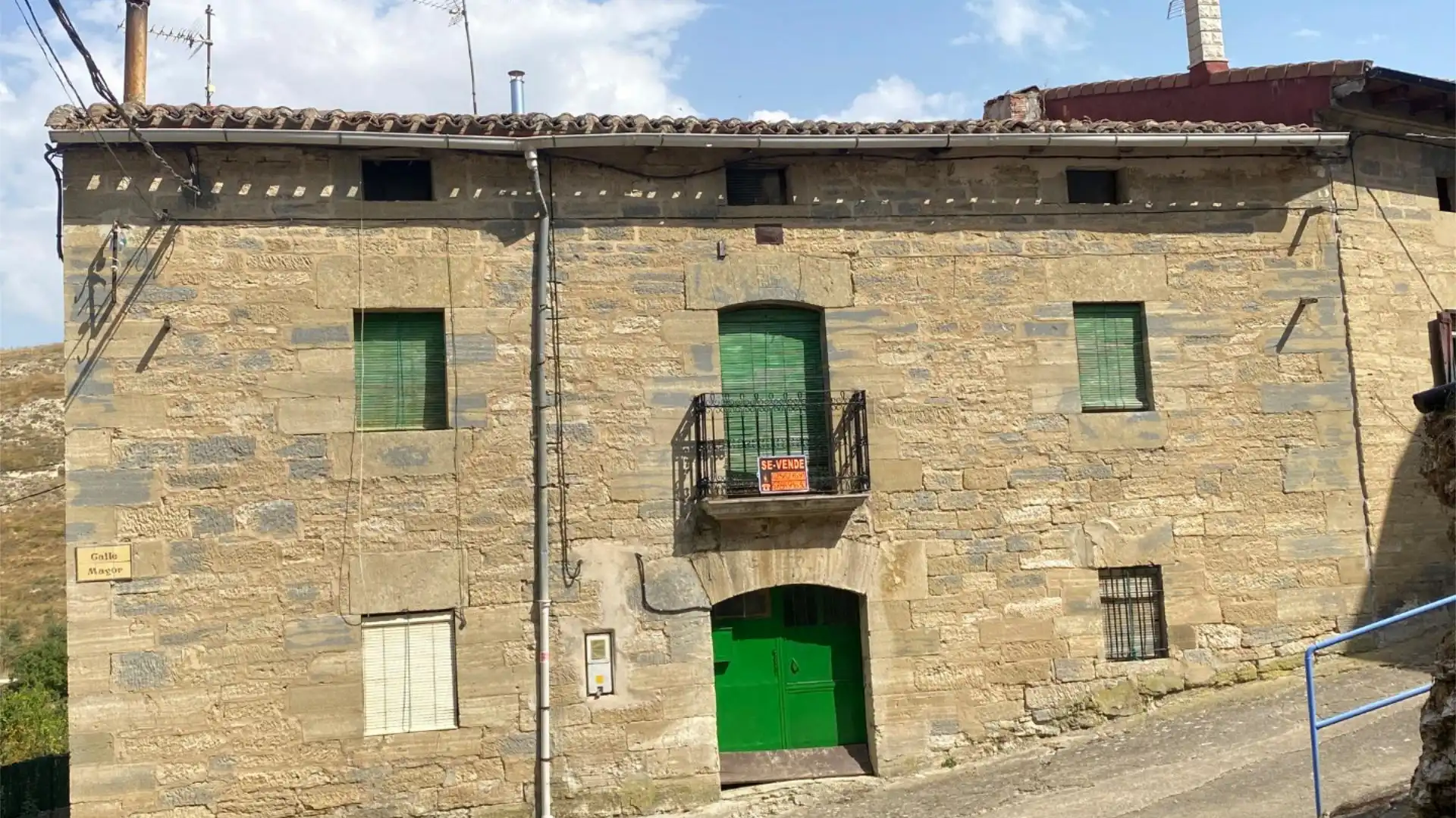Vista exterior de Piso en venta en Belorado con Amueblado y Balcón
