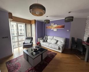 Living room of Flat to rent in A Coruña Capital   with Heating, Parquet flooring and Storage room