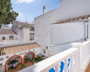 Exterior view of Single-family semi-detached for sale in Maó  with Air Conditioner and Terrace