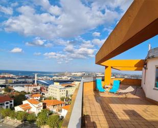 Terrace of Attic to rent in A Coruña Capital   with Parquet flooring, Terrace and Furnished