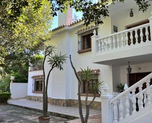 Exterior view of House or chalet for sale in Málaga Capital  with Air Conditioner, Heating and Private garden