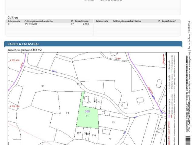 Terreno urbanizable en Venta en Camino San Martín de Guillar, 51 en Outeiro de Rei