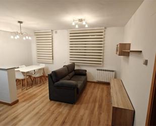 Living room of Flat to rent in Almacelles  with Heating, Parquet flooring and Furnished