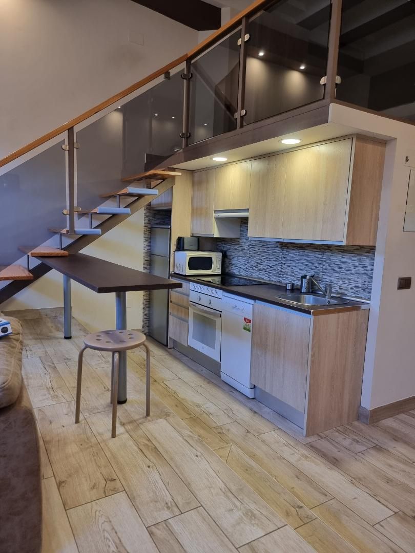 Cuina de Apartament de lloguer en Collado Villalba amb Aire condicionat, Calefacció i Moblat