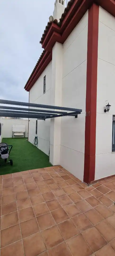 Terraza de Casa o chalet en venta en Castilleja de la Cuesta con Aire acondicionado, Calefacción y Jardín privado