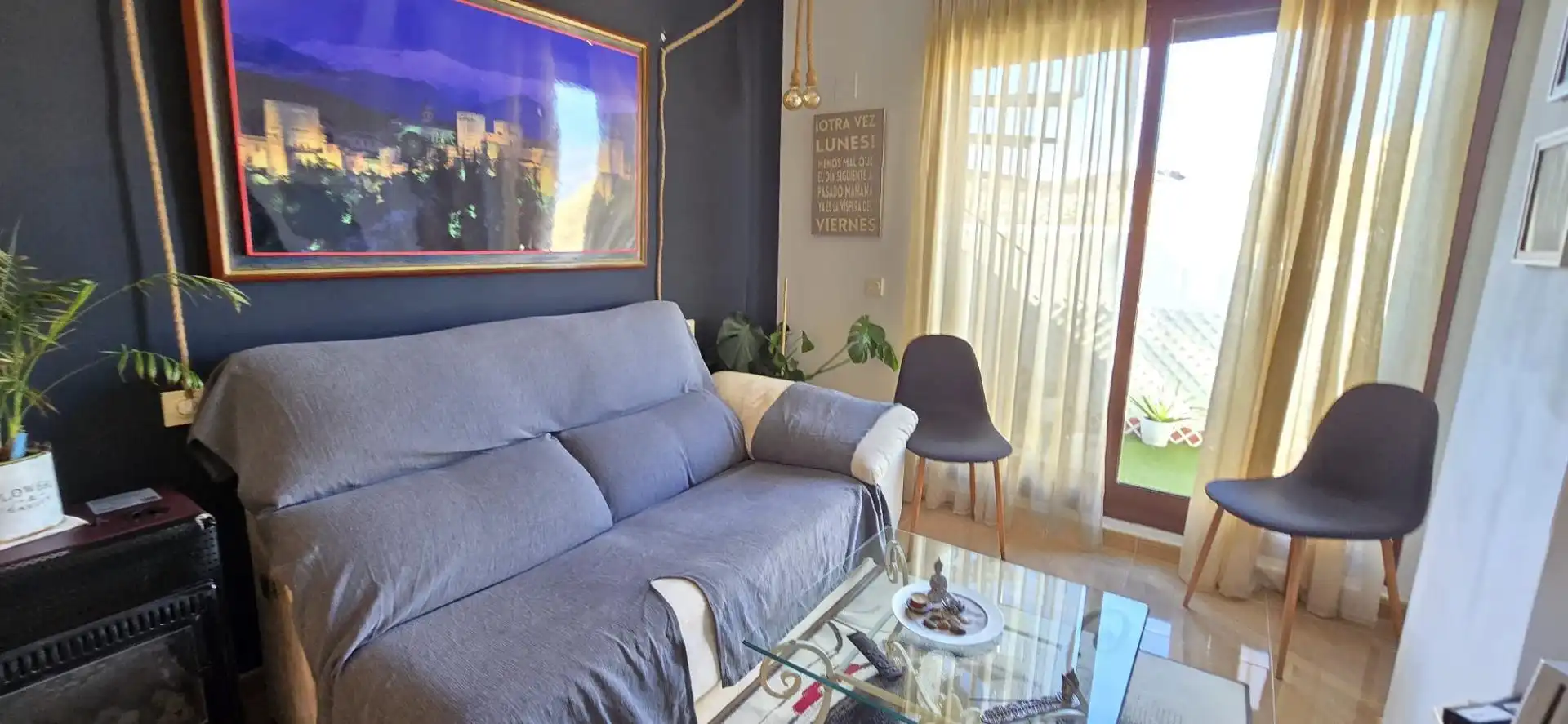Wohnzimmer von Dachboden zum Verkauf in Vera mit Terrasse und Schwimmbad
