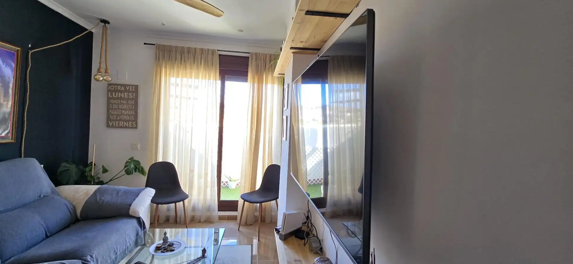 Wohnzimmer von Dachboden zum Verkauf in Vera mit Terrasse und Schwimmbad