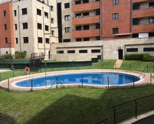 Swimming pool of Flat to rent in Castro-Urdiales  with Heating, Private garden and Parquet flooring