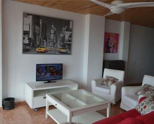 Living room of Flat to rent in Roquetas de Mar  with Swimming Pool