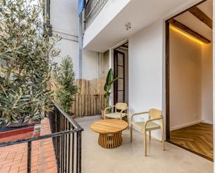 Terrace of Flat to rent in  Barcelona Capital  with Air Conditioner, Heating and Private garden