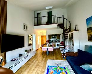 Living room of Duplex for sale in Villamayor  with Heating, Private garden and Parquet flooring