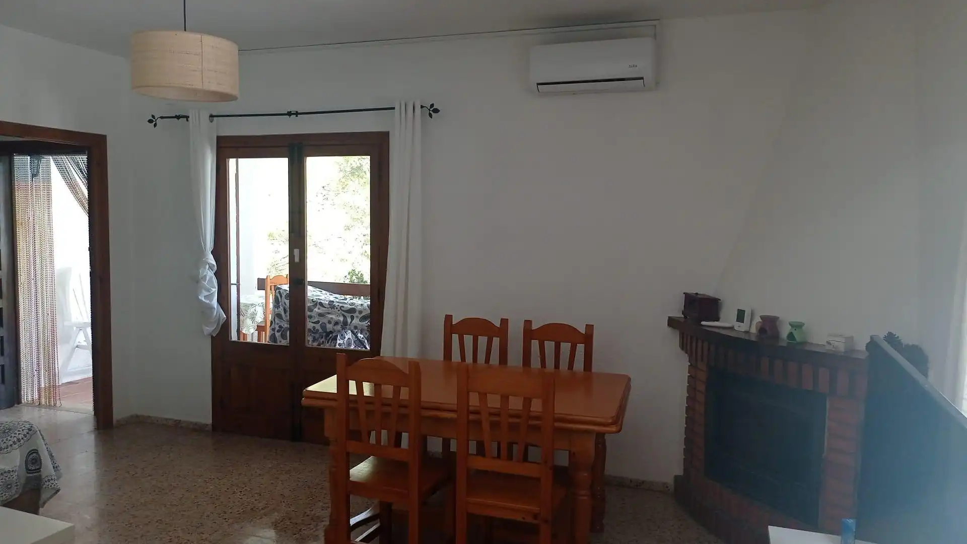Dining room of Houses for rent in Alcalà de Xivert  with Air Conditioner, Terrace and Swimming Pool