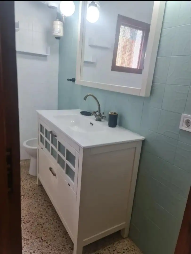 Bathroom of Houses for rent in Alcalà de Xivert  with Air Conditioner, Terrace and Swimming Pool