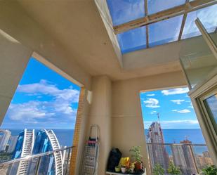 Balcony of Attic for sale in Benidorm  with Swimming Pool and Furnished