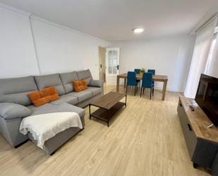 Living room of Flat to rent in Elche / Elx  with Air Conditioner, Parquet flooring and Furnished