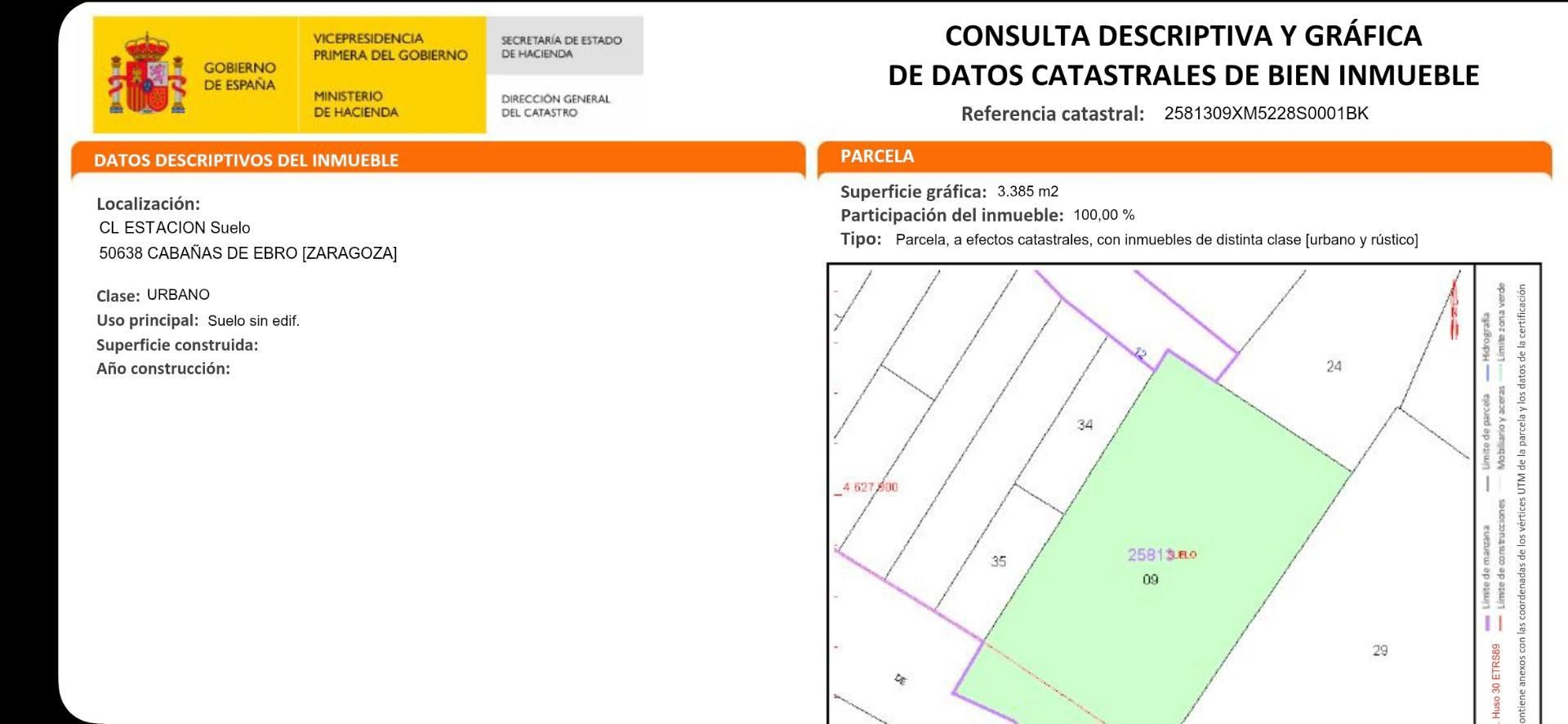 Constructible Land for sale in Cabañas de Ebro