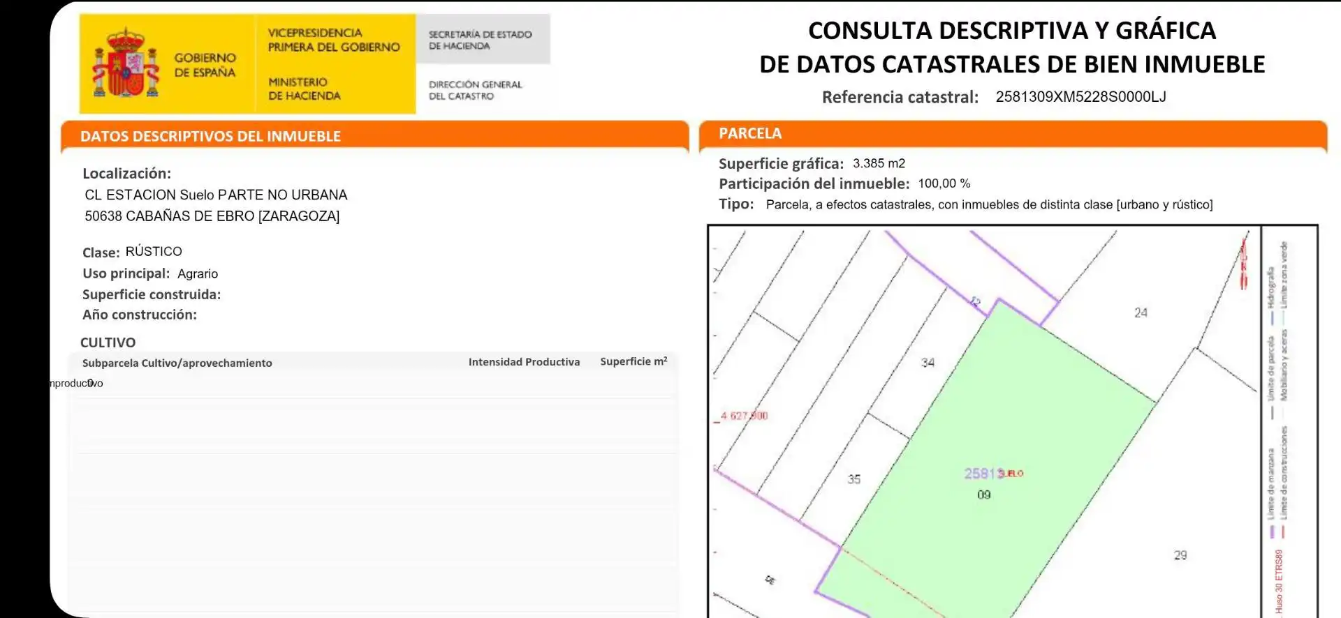 Urbanitzable en venda en Cabañas de Ebro