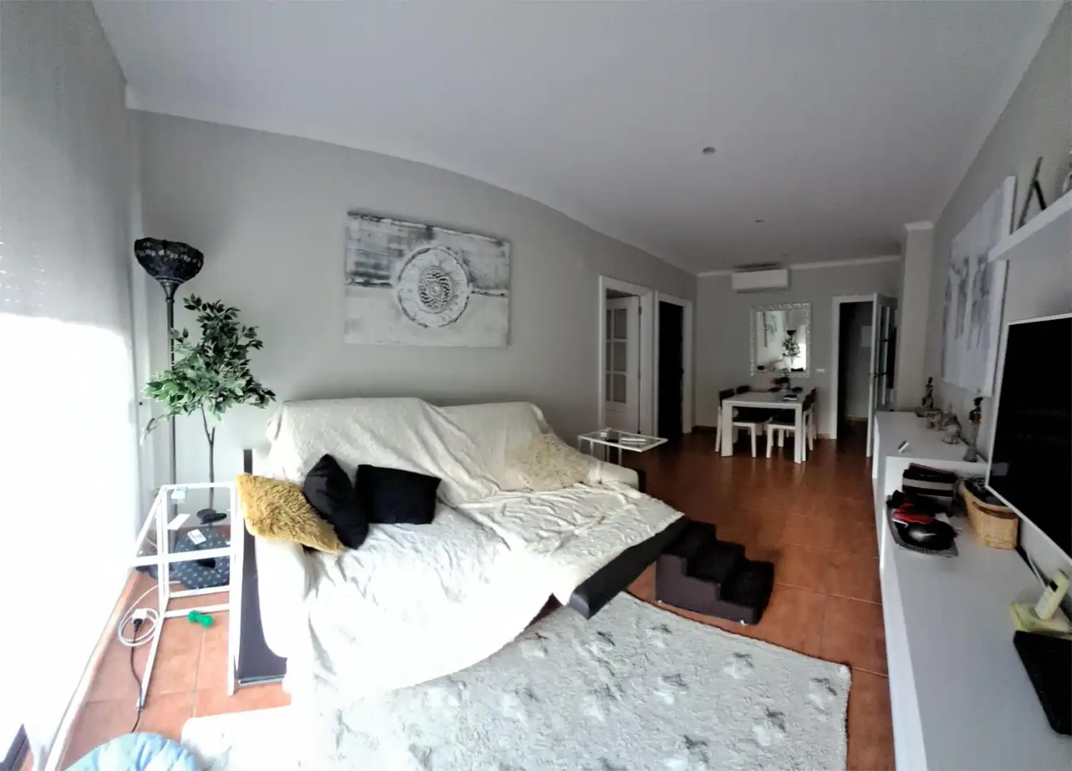 Living room of Flat for sale in Pineda de Mar  with Air Conditioner, Heating and Terrace