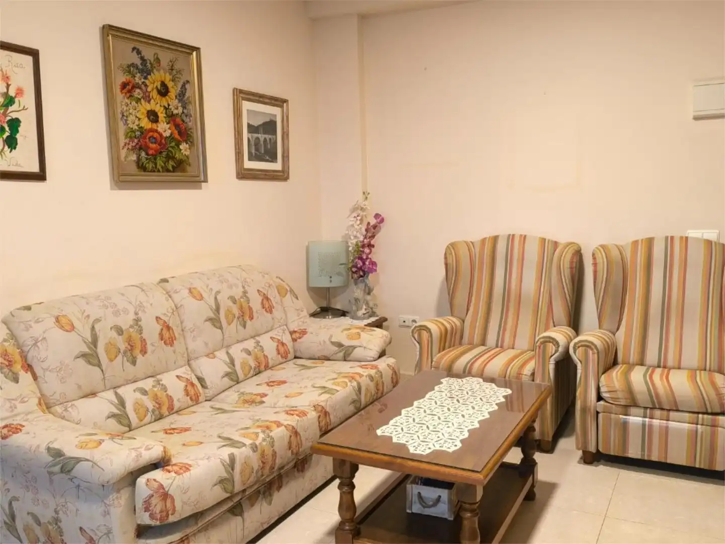 Wohnung zum Verkauf in Calle de la Sandía, 7, Fuentebravía Wohnzimmer von Wohnung zum Verkauf in El Puerto de Santa María mit Klimaanlage und Terrasse