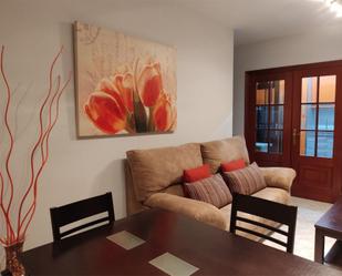 Living room of Flat to rent in A Pobra do Caramiñal  with Parquet flooring, Terrace and Storage room