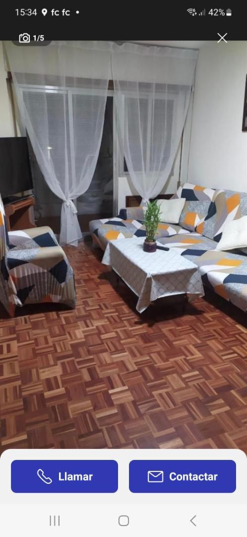 Sala d'estar de Pis per a compartir en Alcorcón amb Calefacció, Parquet i Terrassa
