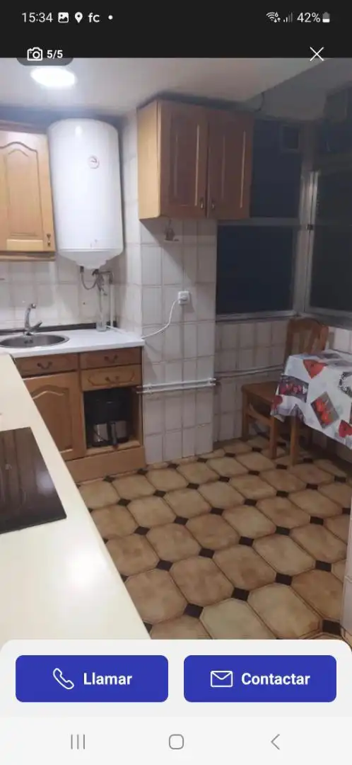 Kitchen of Flat for share in Alcorcón  with Heating, Parquet flooring and Terrace
