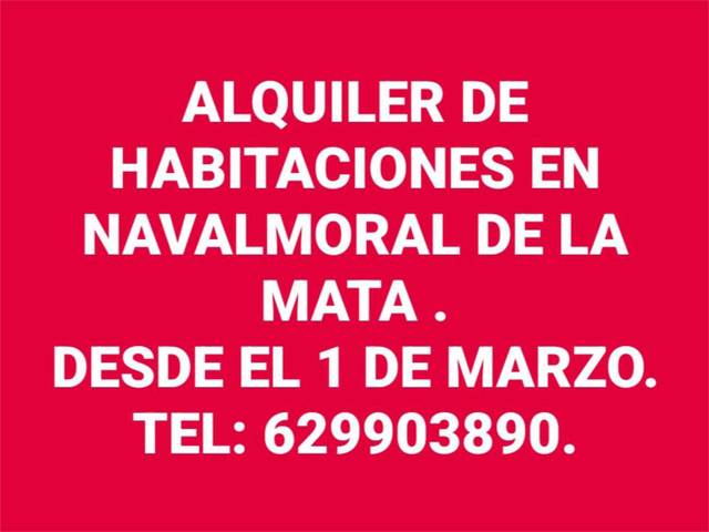 Piso en Alquiler en Calle Pozo Rancon, 5 en Navalmoral de la Mata