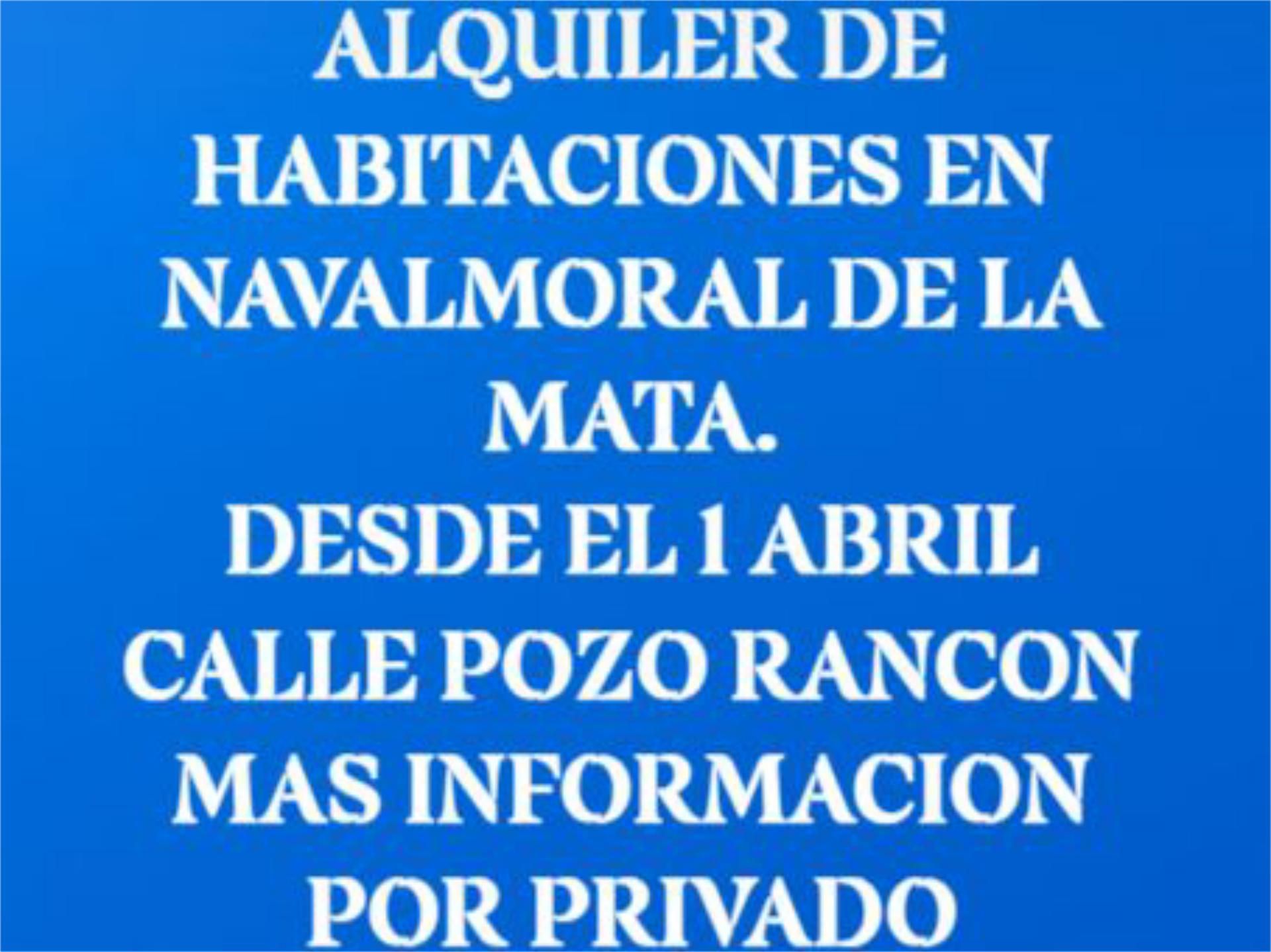 Flat for share in Calle Pozo Rancon, 5, Navalmoral de la Mata