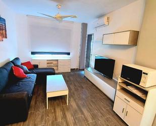 Living room of Apartment to rent in Benicasim / Benicàssim  with Air Conditioner, Heating and Private garden