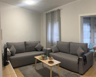 Living room of Flat to rent in  Lleida Capital  with Heating, Parquet flooring and Furnished