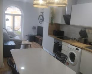 Kitchen of Flat to share in Cuenca Capital  with Heating, Parquet flooring and Furnished