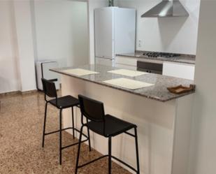 Kitchen of Flat to rent in  Valencia Capital  with Terrace, Furnished and Balcony