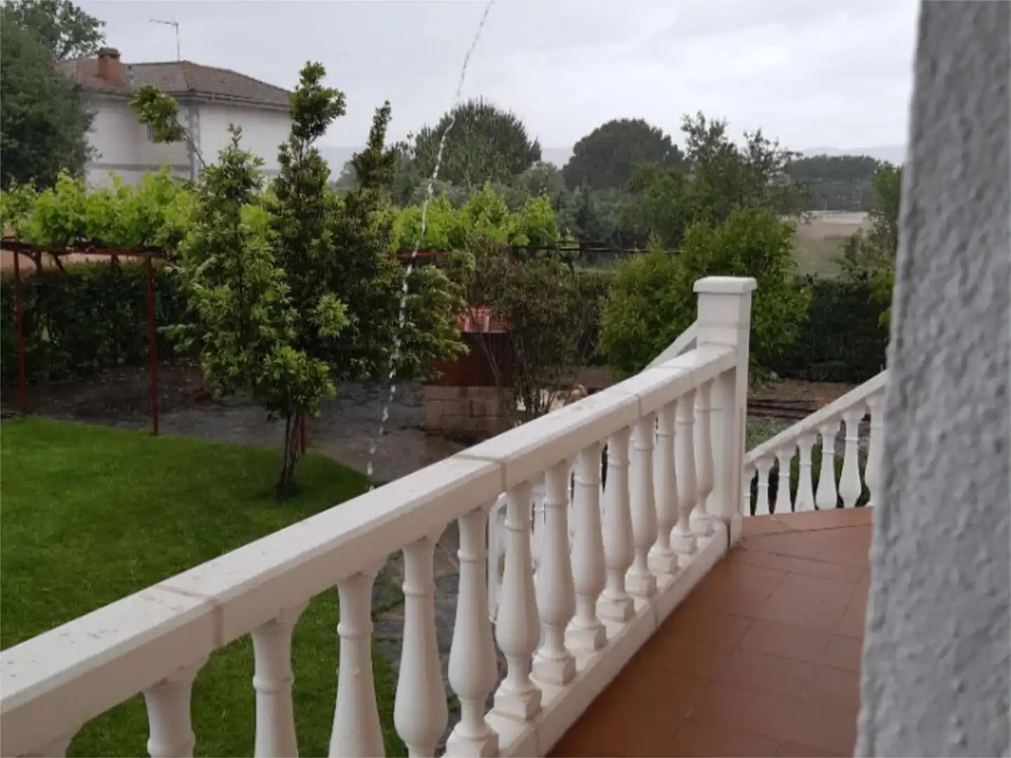 Terraza de Casa o chalet en venta en Valdetorres de Jarama con Terraza, Piscina y Balcón