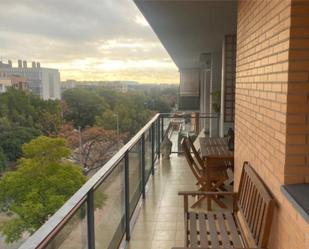 Terraza de Piso de alquiler en San Vicente del Raspeig / Sant Vicent del Raspeig con Calefacción, Piscina y Amueblado