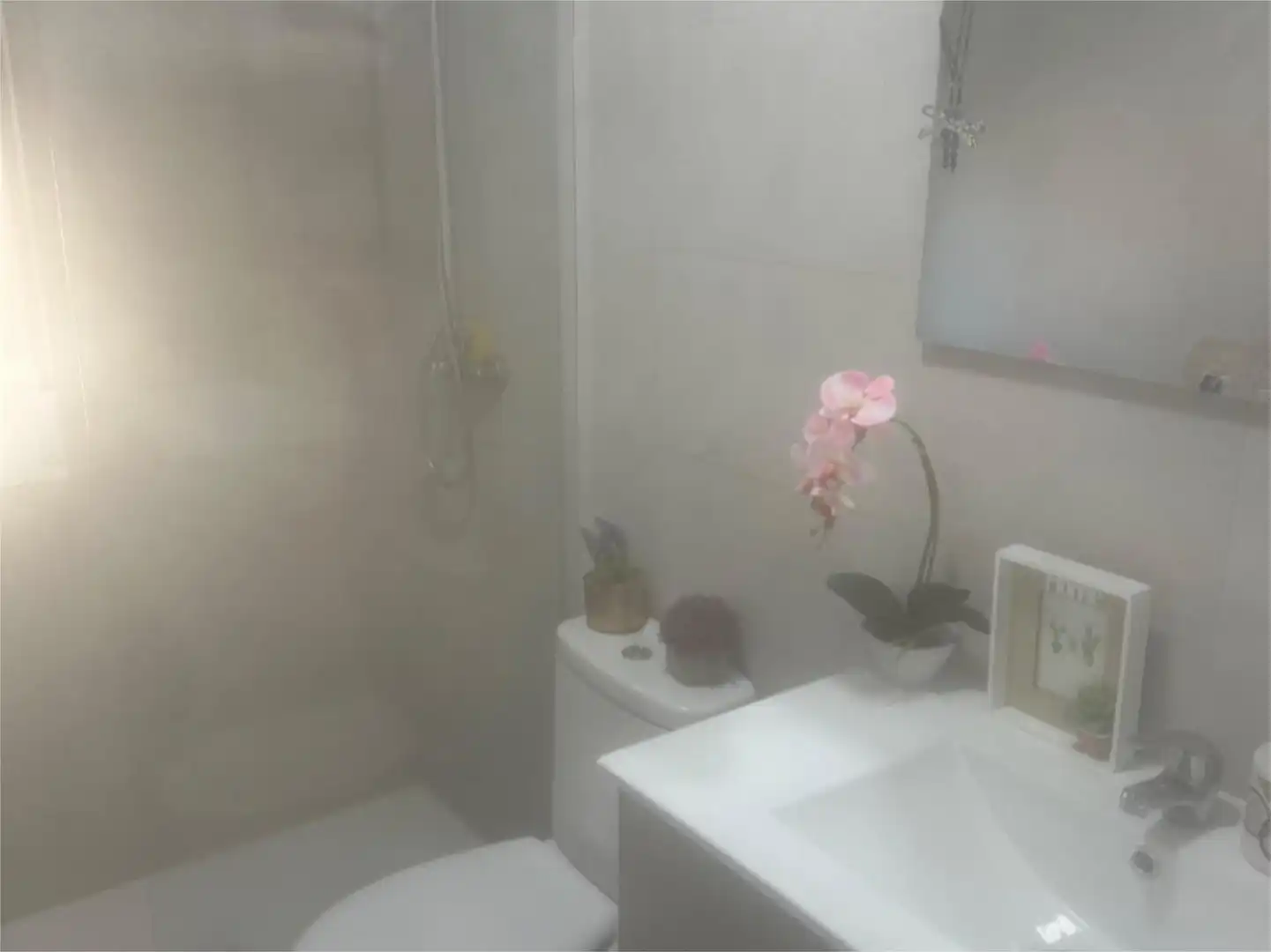 Baño de Casa o chalet para compartir en Barajas de Melo con Aire acondicionado, Calefacción y Jardín privado
