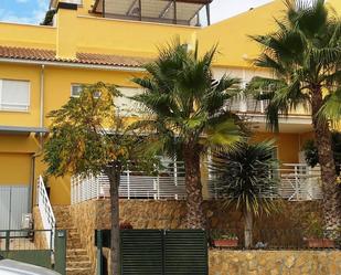 Exterior view of Single-family semi-detached for sale in Monforte del Cid  with Air Conditioner, Heating and Terrace