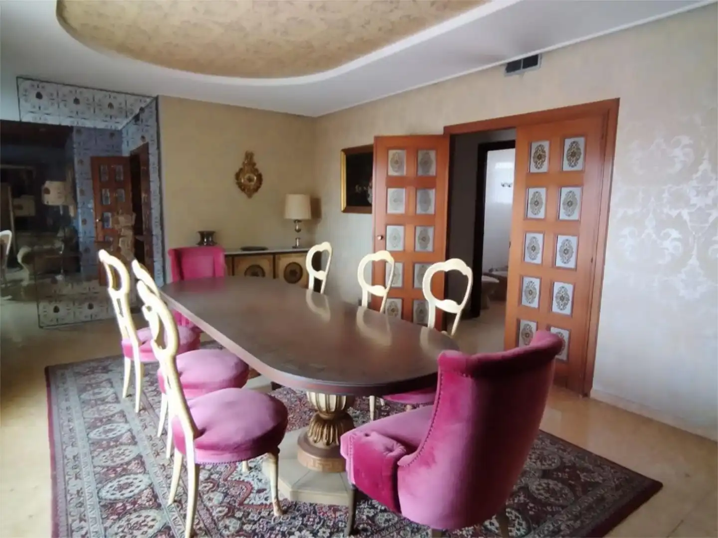 Wohnung zum Verkauf in Avenida Diputación Provincial, 8, L'Olleria Esszimmer von Wohnung zum Verkauf in L'Olleria mit Privatgarten, Terrasse und Möbliert
