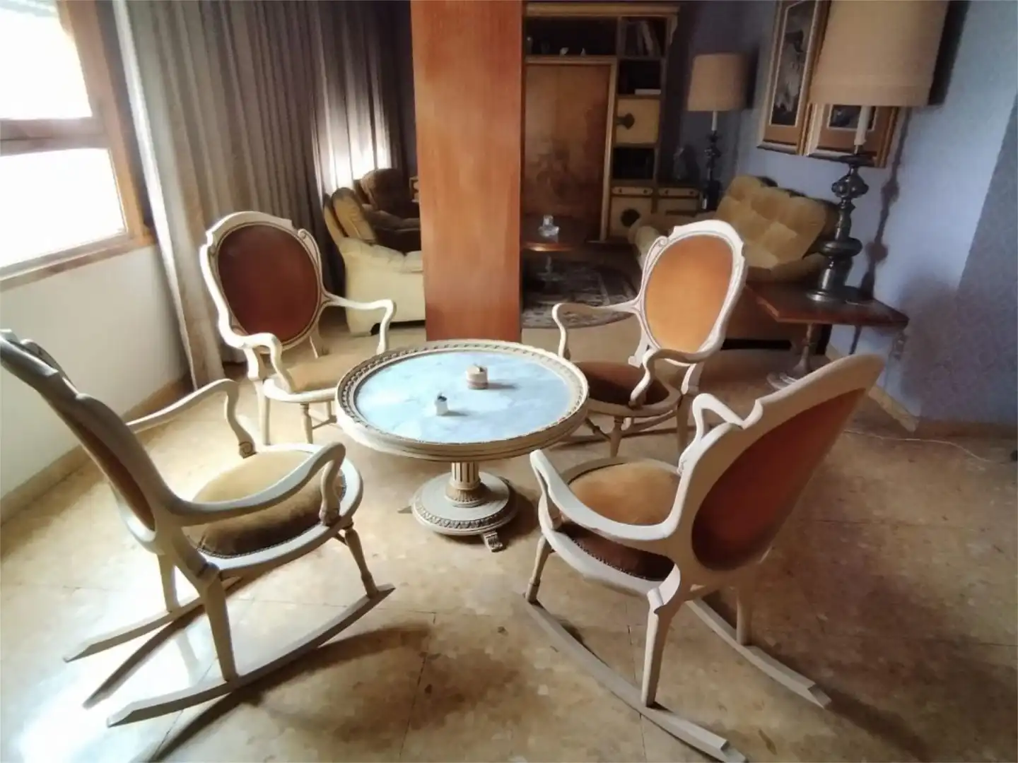 Wohnung zum Verkauf in Avenida Diputación Provincial, 8, L'Olleria Wohnzimmer von Wohnung zum Verkauf in L'Olleria mit Privatgarten, Terrasse und Möbliert