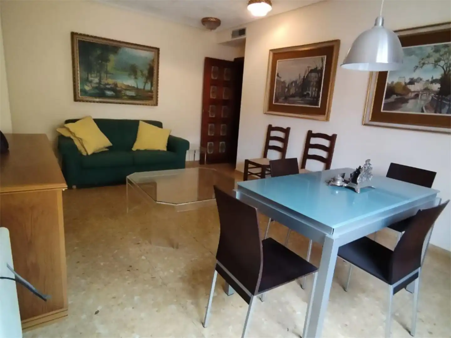Wohnung zum Verkauf in Avenida Diputación Provincial, 8, L'Olleria Wohnzimmer von Wohnung zum Verkauf in L'Olleria mit Privatgarten, Terrasse und Möbliert