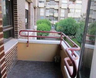 Balcony of Flat to share in Valladolid Capital  with Heating, Private garden and Parquet flooring